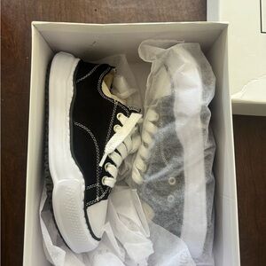 Miharayasuhiro Black and White Kids Sneakers